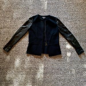XS Vince. Wool & leather jacket